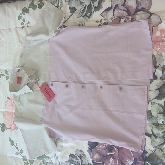 Hugo Boss Other - Hugo boss casual slim fit short sleeve button up men's medium